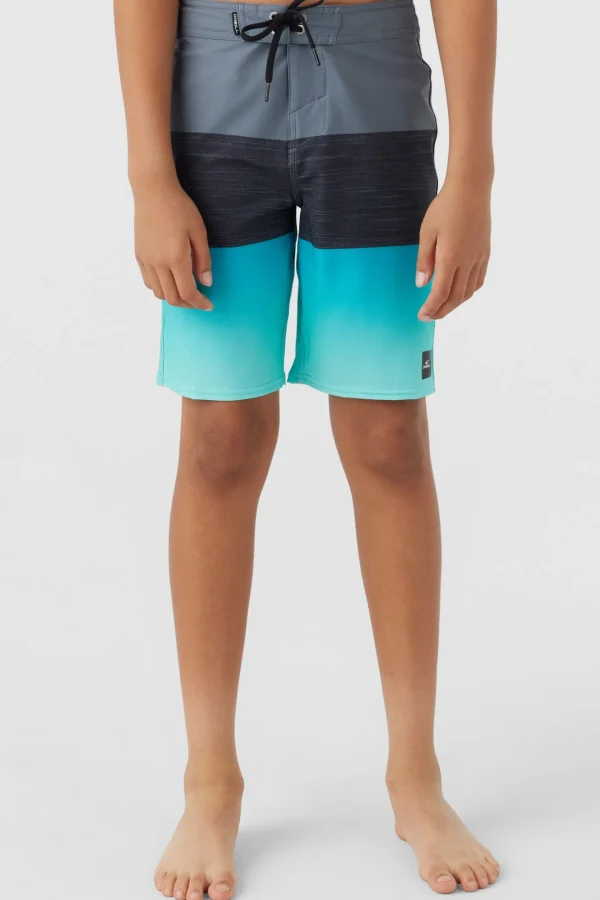 O’Neill Boardshorts^BOY'S HYPERFREAK HEAT BLOCK 17" BOARDSHORTS PEACOCK BLUE 2