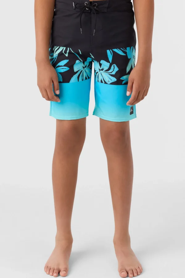 O’Neill Boardshorts^BOY'S HYPERFREAK HEAT BLOCK 17" BOARDSHORTS TURQUOISE