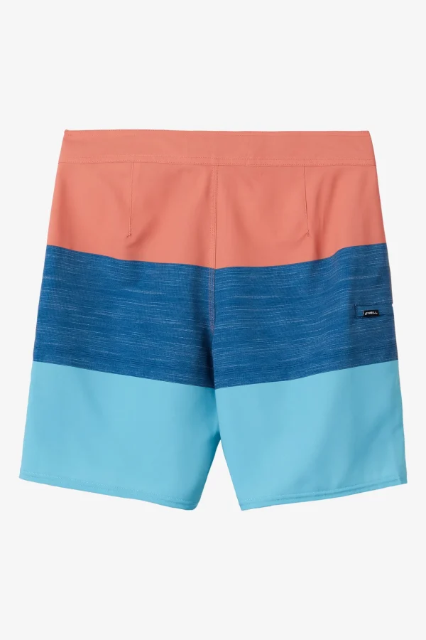 O’Neill Boardshorts^BOY'S HYPERFREAK HEAT BLOCK 17" BOARDSHORTS AUBURN