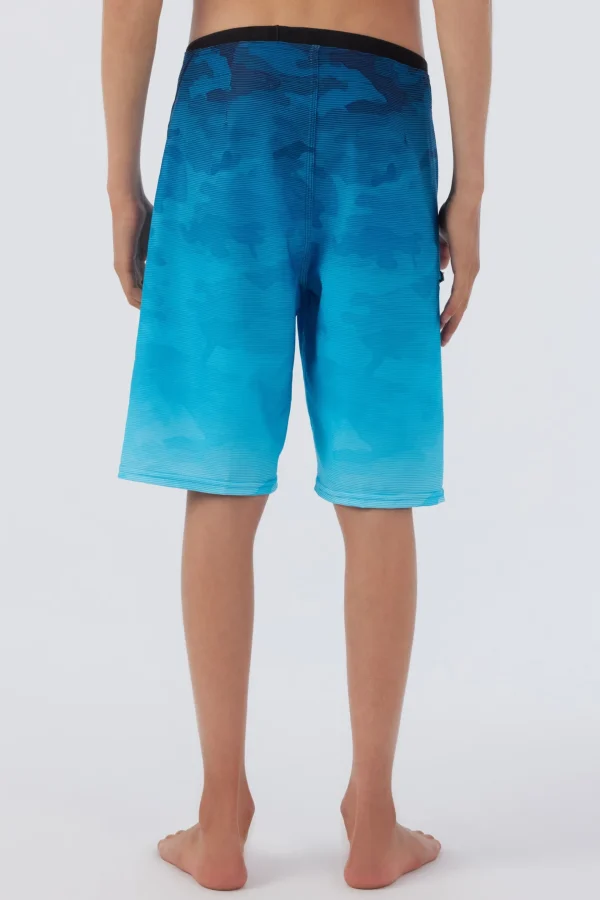 O’Neill Boardshorts^BOY'S HYPERFREAK HEAT S-SEAM FADE 18" BOARDSHORTS AQUARIUS