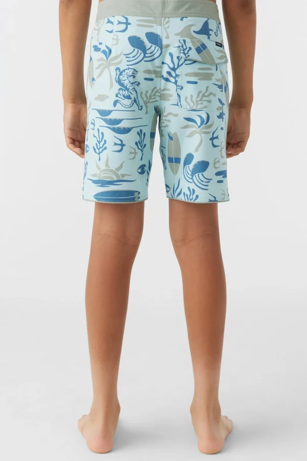 O’Neill Boardshorts^BOY'S HYPERFREAK MYSTO SCALLOP 16" BOARDSHORTS SKY BLUE