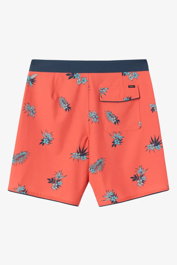 O’Neill Boardshorts^BOY'S HYPERFREAK MYSTO SCALLOP 16" BOARDSHORTS AUBURN