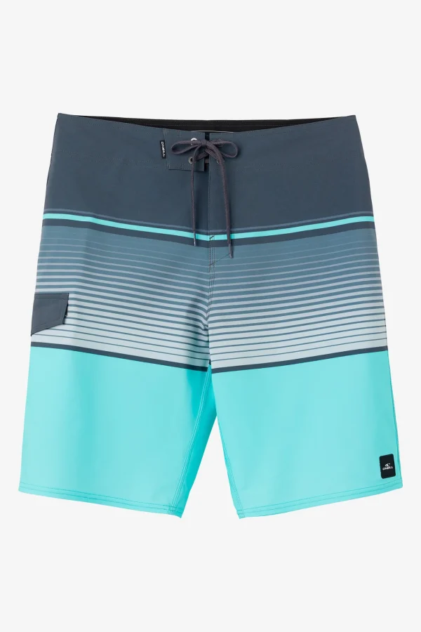 O’Neill Boardshorts^BOY'S LENNOX STRIPE 18" BOARDSHORTS TURQUOISE