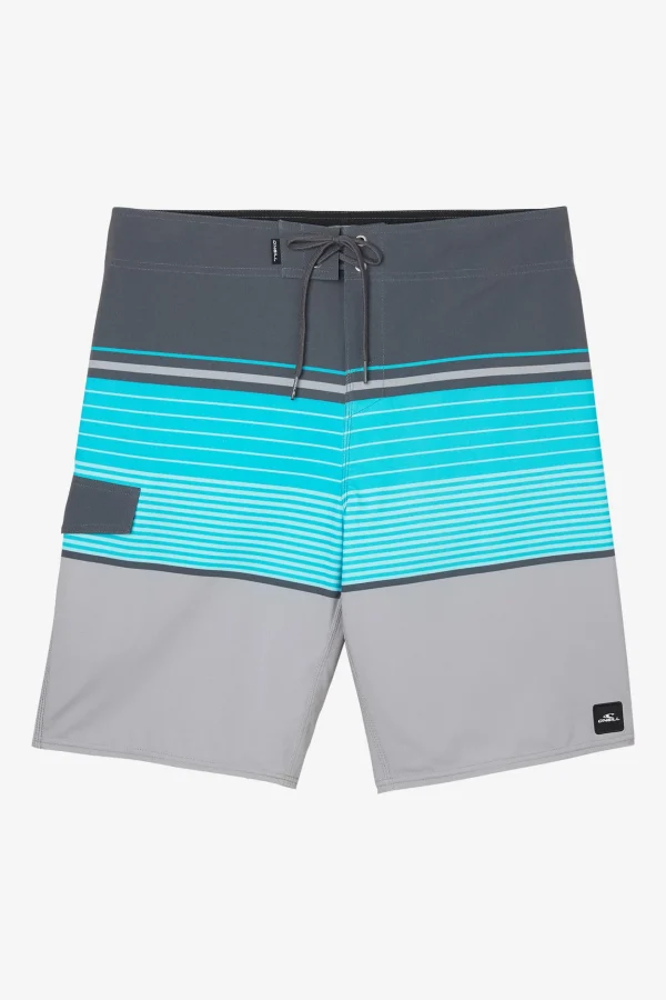 O’Neill Boardshorts^BOY'S LENNOX STRIPE 18" BOARDSHORTS GRAPHITE