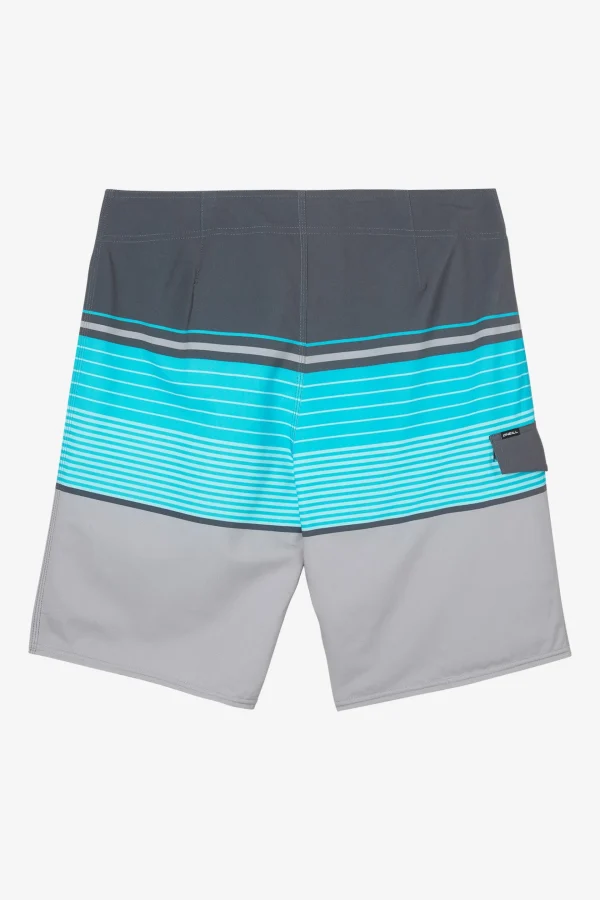 O’Neill Boardshorts^BOY'S LENNOX STRIPE 18" BOARDSHORTS GRAPHITE