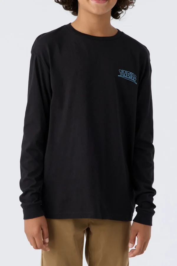 O’Neill Tops^BOY'S NAME LONG SLEEVE TEE BLACK