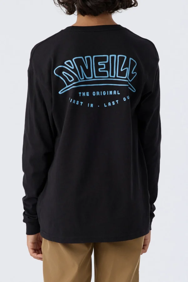 O’Neill Tops^BOY'S NAME LONG SLEEVE TEE BLACK