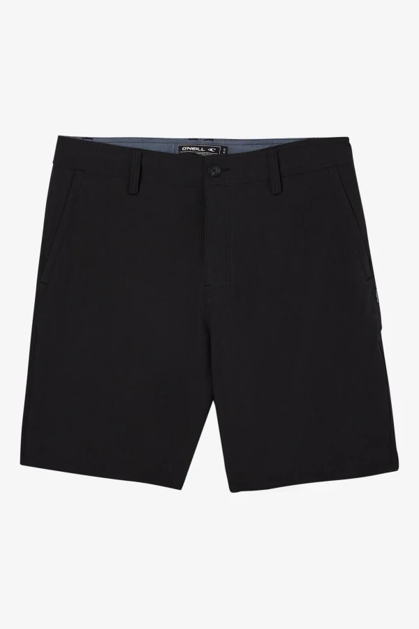 O’Neill Bottoms^BOY'S RESERVE HEATHER 18" HYBRID SHORTS BLACK