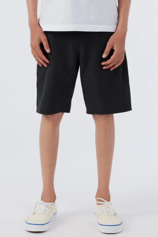 O’Neill Bottoms^BOY'S RESERVE HEATHER 18" HYBRID SHORTS BLACK