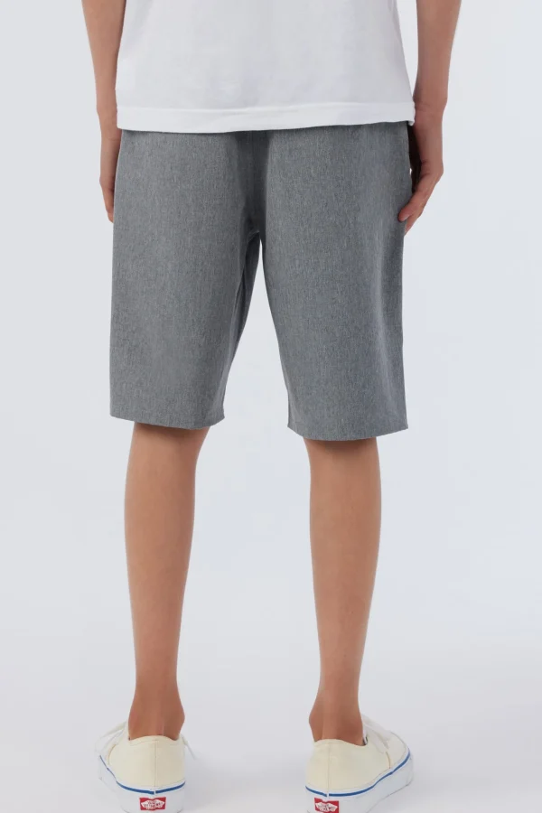 O’Neill Bottoms^BOY'S RESERVE HEATHER 18" HYBRID SHORTS GREY