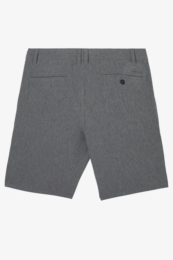 O’Neill Bottoms^BOY'S RESERVE HEATHER 18" HYBRID SHORTS GREY