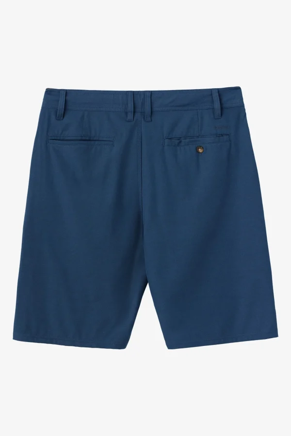 O’Neill Bottoms^BOY'S RESERVE LIGHT CHECK 18" HYBRID SHORTS NAVY