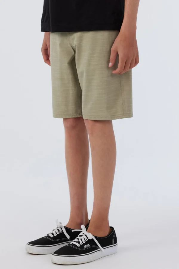 O’Neill Bottoms^BOY'S RESERVE SLUB 18" HYBRID SHORTS KHAKI