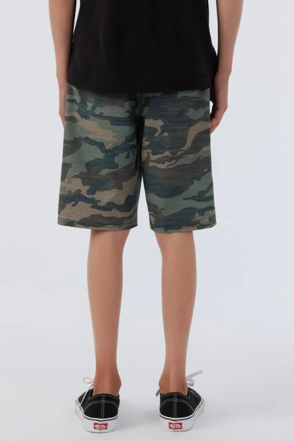 O’Neill Bottoms^BOY'S RESERVE SLUB 18" HYBRID SHORTS CAMO