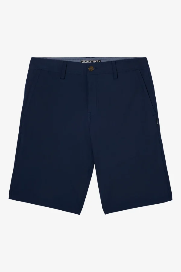 O’Neill Bottoms^BOY'S RESERVE SOLID 18" HYBRID SHORTS NAVY