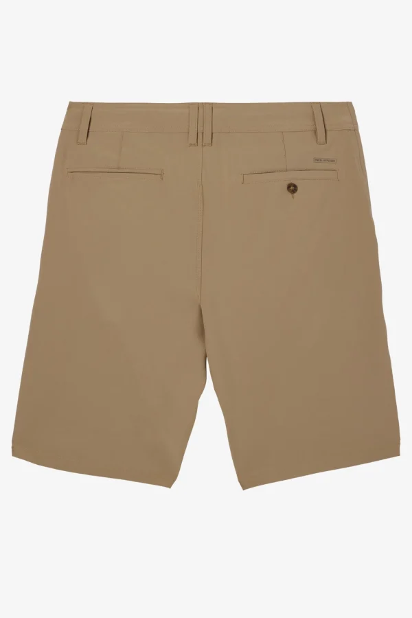 O’Neill Bottoms^BOY'S RESERVE SOLID 18" HYBRID SHORTS KHAKI