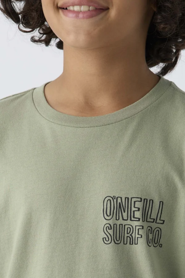 O’Neill Tops^BOY'S RUDY TEE MILITARY GREEN