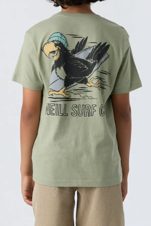 O’Neill Tops^BOY'S RUDY TEE MILITARY GREEN