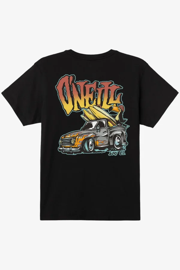 O’Neill Tops^BOY'S RUN THE ROAD TEE BLACK