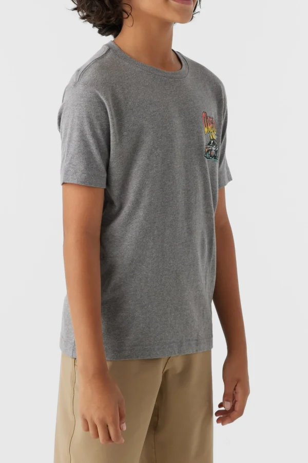 O’Neill Tops^BOY'S RUN THE ROAD TEE HEATHER GREY