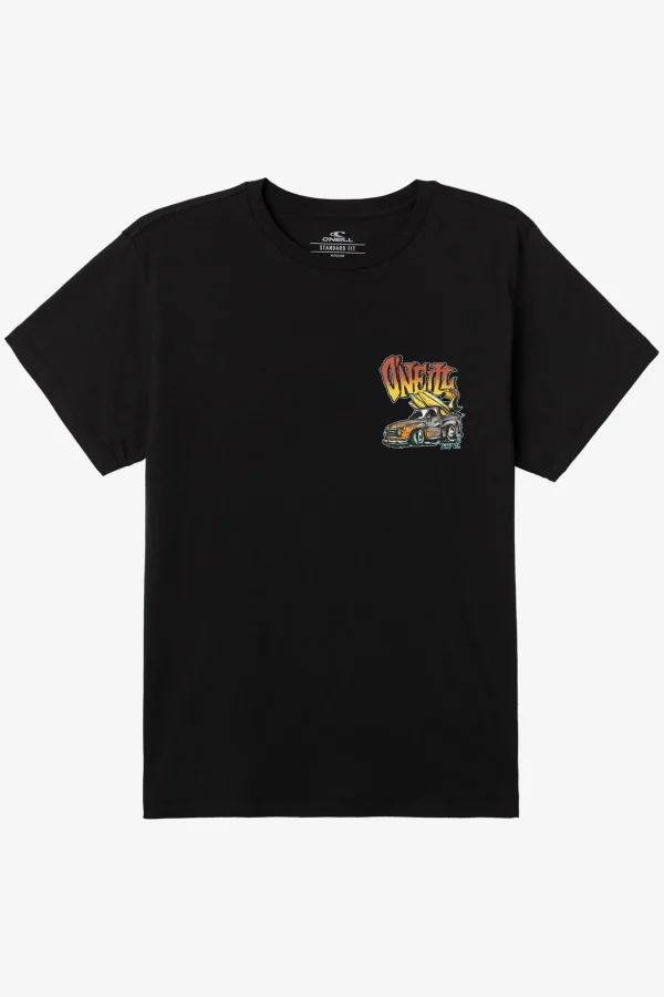 O’Neill Tops^BOY'S RUN THE ROAD TEE BLACK