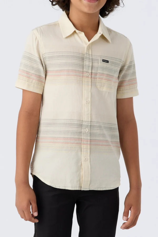 O’Neill Tops^BOY'S SEAFARING STRIPE SHIRT CREAM