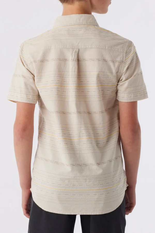 O’Neill Tops^BOY'S SEAFARING STRIPE SHIRT LIGHT KHAKI