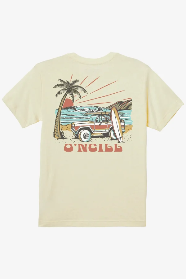 O’Neill Tops^BOY'S THRILLS TEE PALE YELLOW