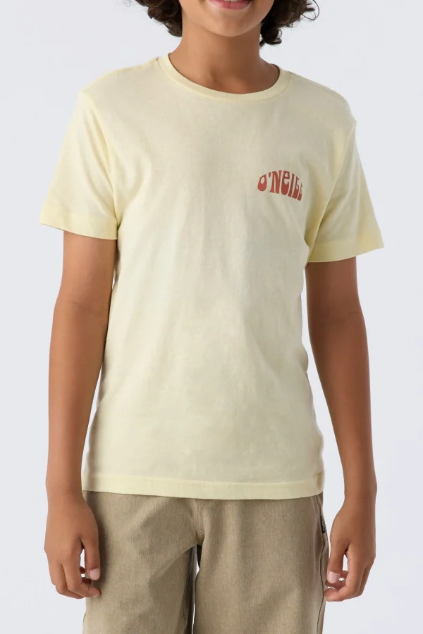 O’Neill Tops^BOY'S THRILLS TEE PALE YELLOW