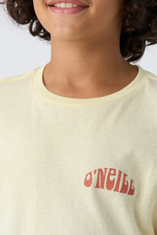 O’Neill Tops^BOY'S THRILLS TEE PALE YELLOW