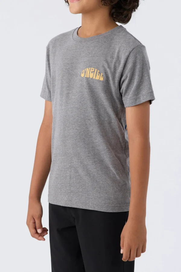 O’Neill Tops^BOY'S THRILLS TEE HEATHER GREY