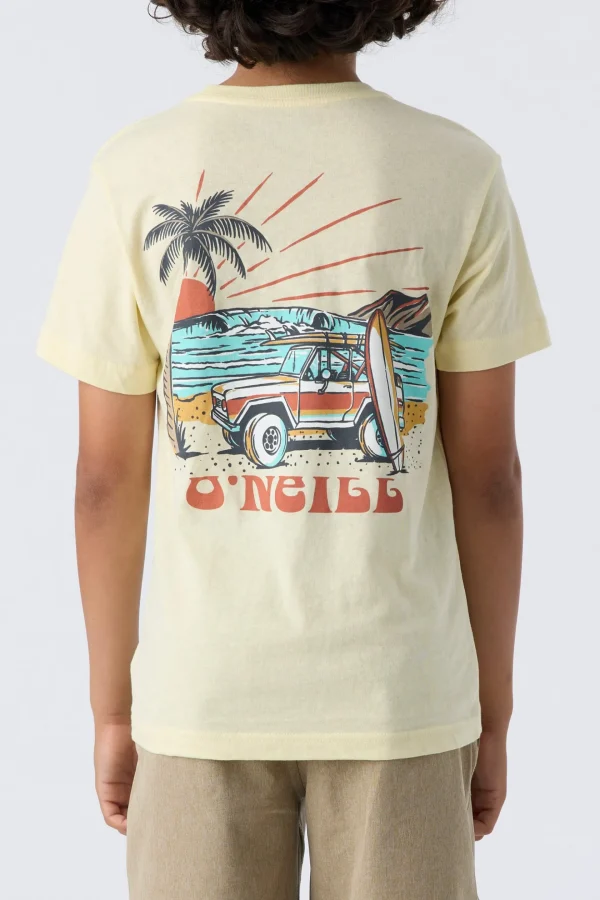 O’Neill Tops^BOY'S THRILLS TEE PALE YELLOW