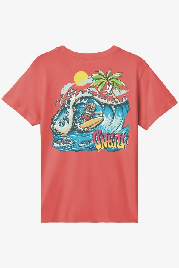 O’Neill Tops^BOY'S TIKI-MAN TEE HOT RED