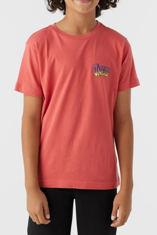 O’Neill Tops^BOY'S TIKI-MAN TEE HOT RED