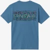 O’Neill Tops^BOY'S WORD TEE COPEN BLUE