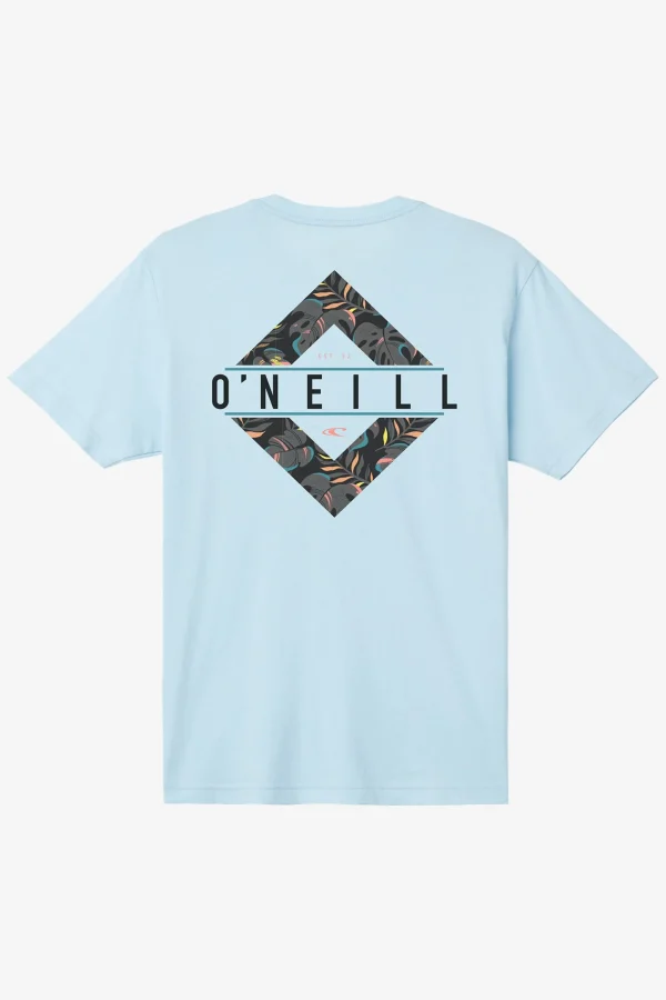 O’Neill Tees^BRACKETS STANDARD FIT TEE SKY BLUE HEATHER