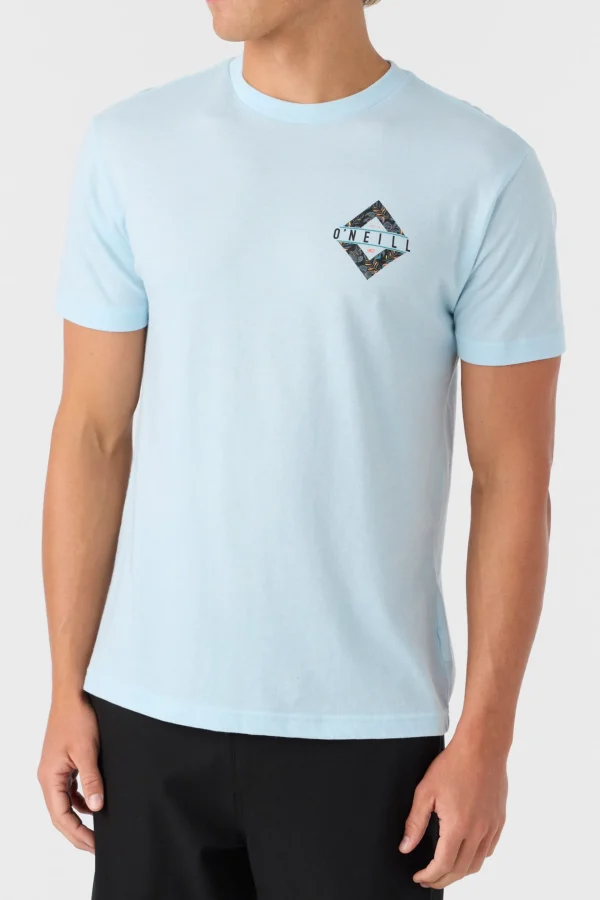 O’Neill Tees^BRACKETS STANDARD FIT TEE SKY BLUE HEATHER