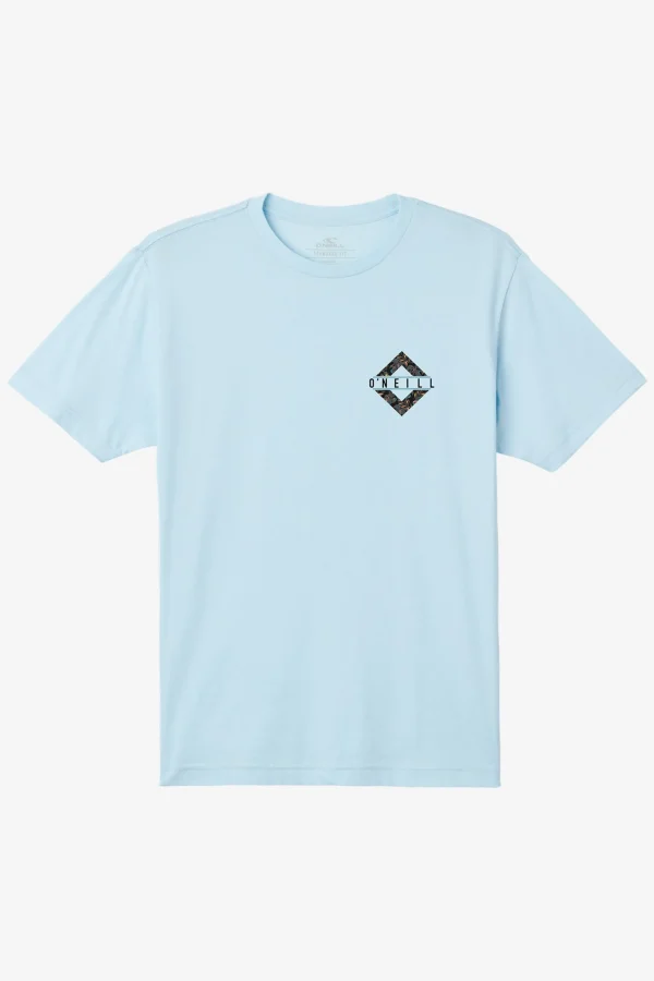 O’Neill Tees^BRACKETS STANDARD FIT TEE SKY BLUE HEATHER