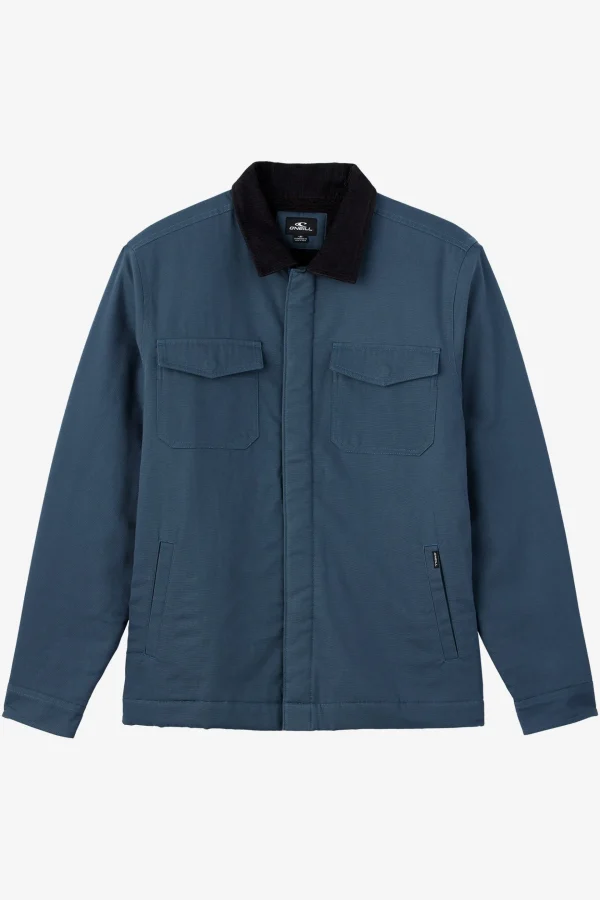 O’Neill Jackets^BRONSEN HIGH PILE LINED JACKET MIDNIGHT NAVY