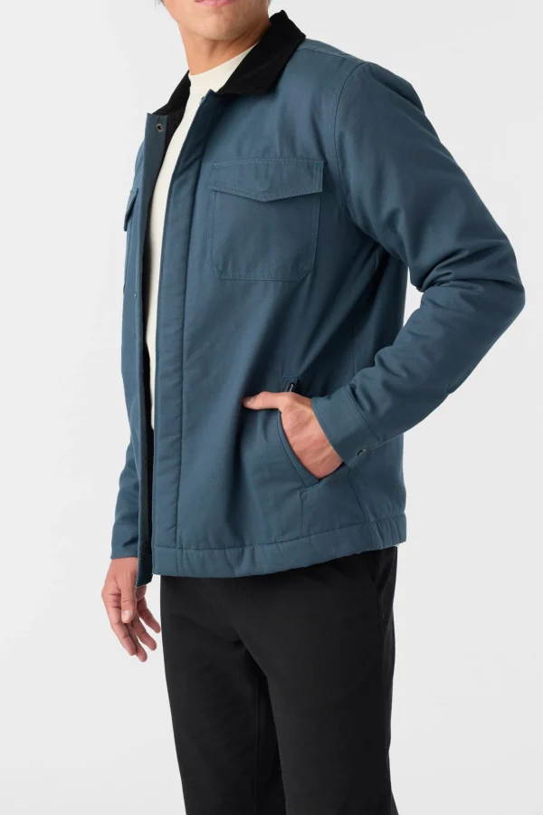 O’Neill Jackets^BRONSEN HIGH PILE LINED JACKET MIDNIGHT NAVY