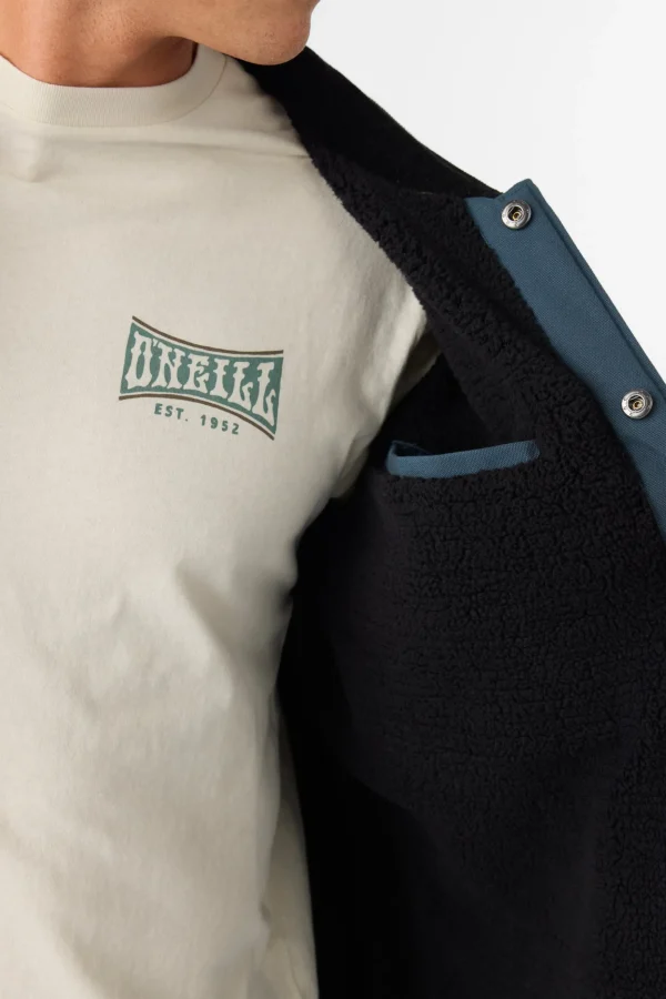 O’Neill Jackets^BRONSEN HIGH PILE LINED JACKET MIDNIGHT NAVY