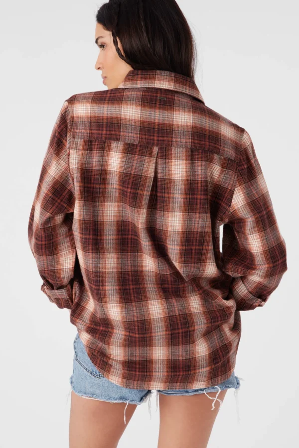 O’Neill Tops^BROOKS FLANNEL OVERSIZED FIT SHIRT SIERRA