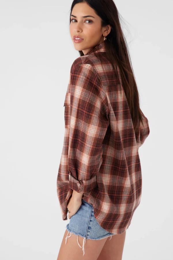 O’Neill Tops^BROOKS FLANNEL OVERSIZED FIT SHIRT SIERRA