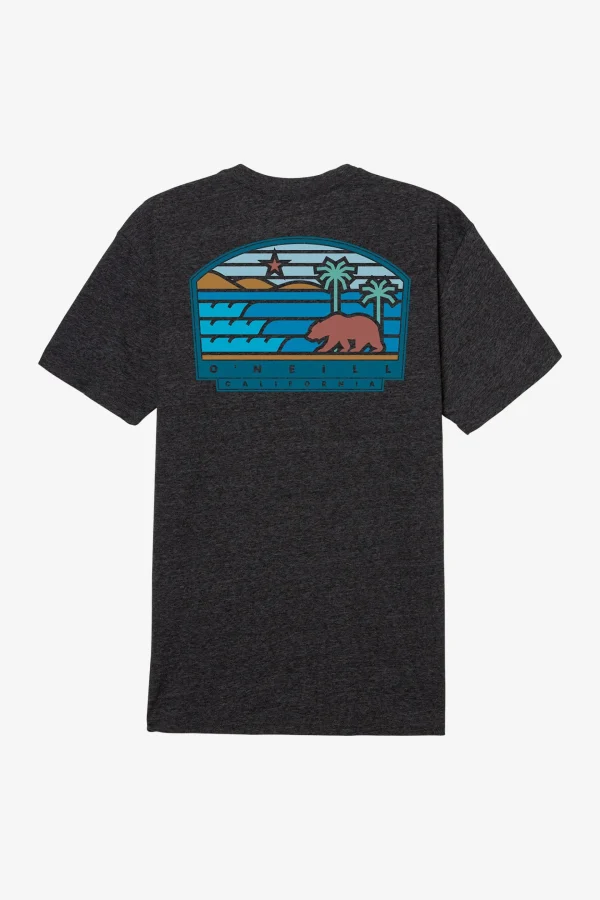 O’Neill Tees^CALI BUMP TEE BLACK HEATHER