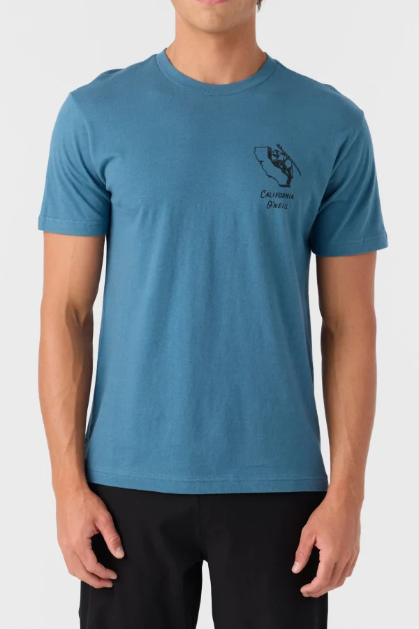 O’Neill Tees^CALI TREK STANDARD FIT TEE REAL TEAL