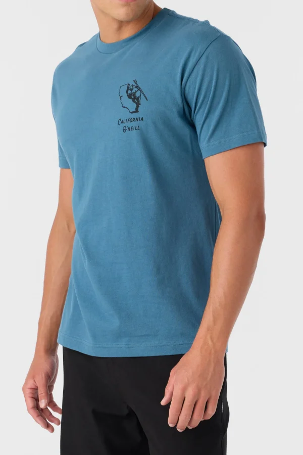 O’Neill Tees^CALI TREK STANDARD FIT TEE REAL TEAL