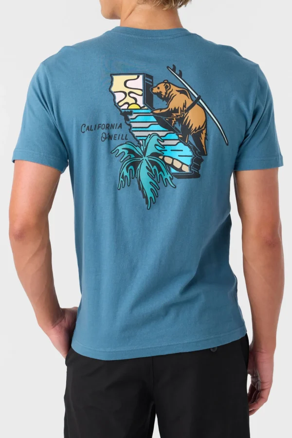 O’Neill Tees^CALI TREK STANDARD FIT TEE REAL TEAL