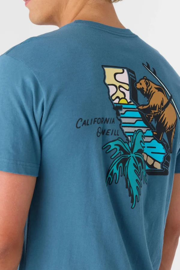 O’Neill Tees^CALI TREK STANDARD FIT TEE REAL TEAL