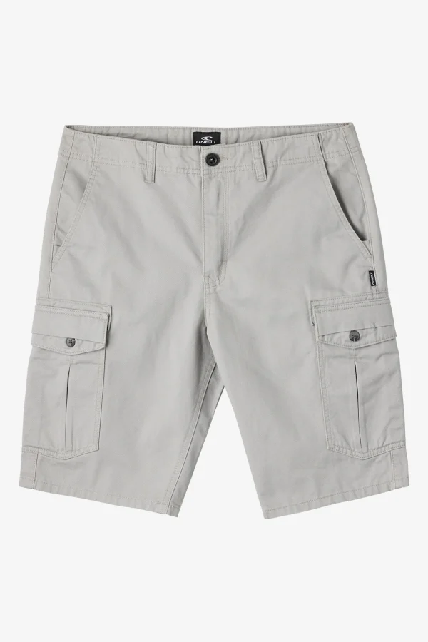 O’Neill Shorts^CAMPBELL 21" CARGO SHORTS LIGHT GREY