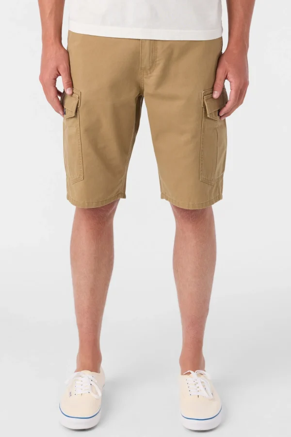 O’Neill Shorts^CAMPBELL 21" CARGO SHORTS DARK KHAKI